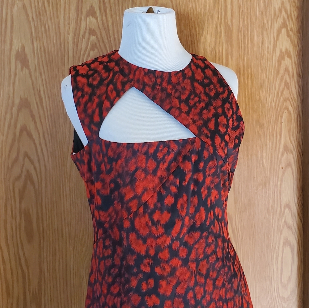 Authentic Versace Collection Red/Black Cutout Tri… - image 4